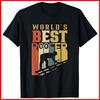World's Best Roofer Job Roofers Roofing Roof Black Cotton T-Shirt S-5XL