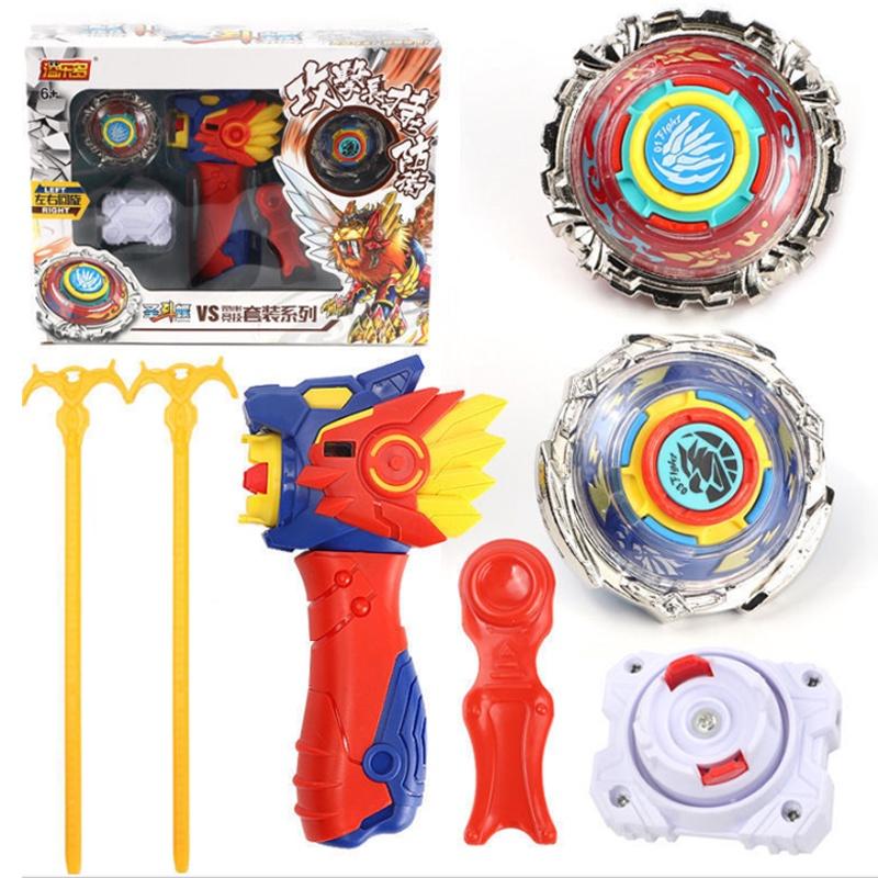 

Exciting Beyblade Burst Toy Set With Launchers For Epic Battles And Multi-player Fun Tianxiang (With Handle)