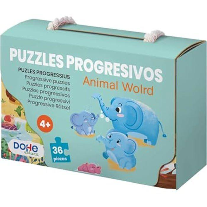 Puzzle - dohe - dinosaure - 36 pièces - pour enfants de 4 à 6 ans - développement cognitif