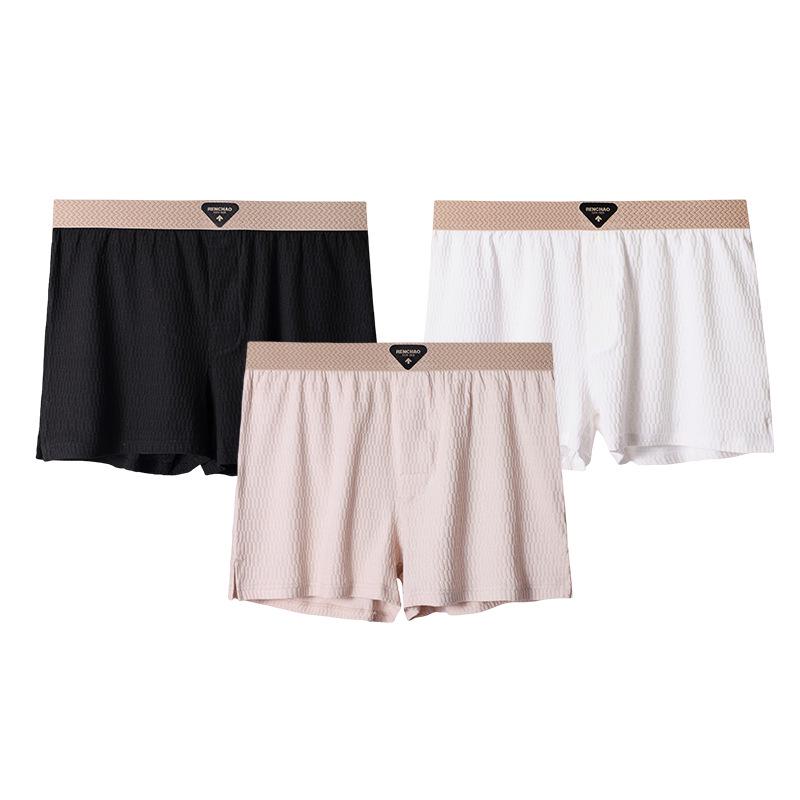 Aro Calzoncillos Bóxer de Algodón Puro Transpirables de Corte Holgado Cómodos para Hombre