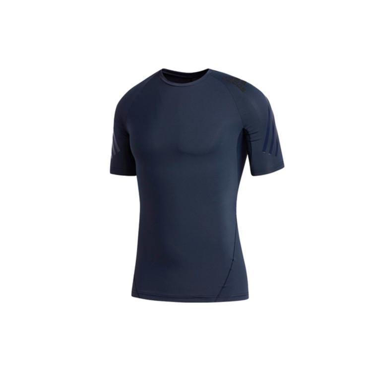 adidas T Shirts Men's Legend Ink Color Crew Neck Moderate Straight Fit FJ4078