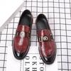 Tendenza Nuove Scarpe da Uomo in Pelle Verniciata con Motivo Coccodrillo Marca Designer Mocassini da Guida Scarpe Formali da Matrimonio Homecoming