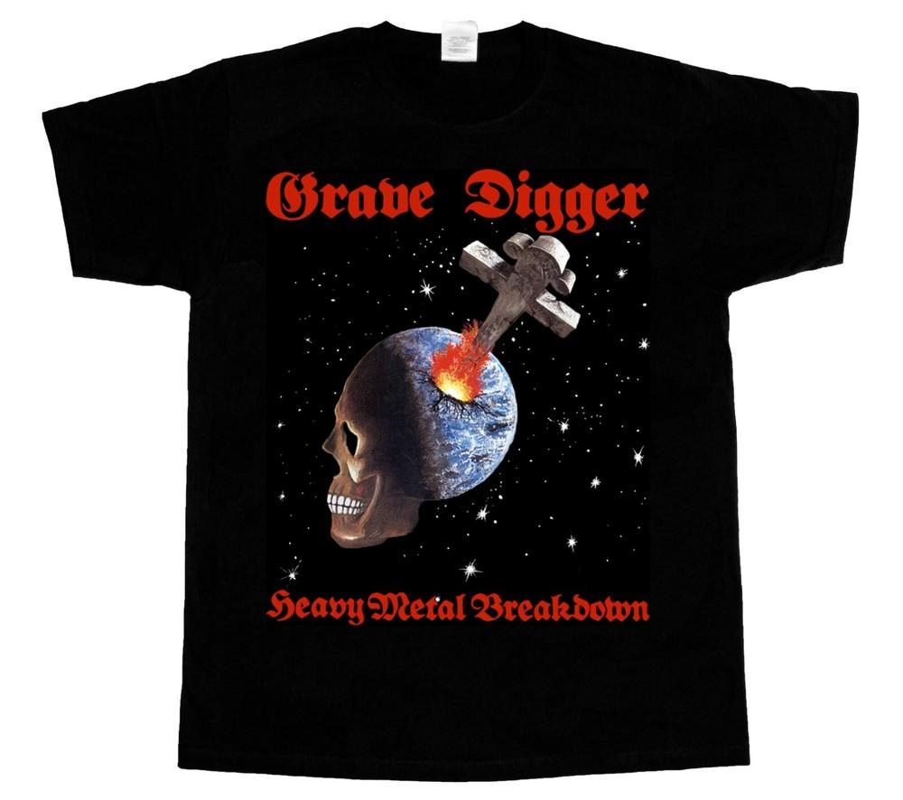 GRAVE DIGGER HEAVY METAL BREAKDOWN 84 NEW BLACK TSHIRT Unisex T-Shirt XXL