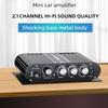 ST-838 2.1 Channel HiFi Power Amplifier, Low and High Frequency Adjustment, 80W * 2 Stereo Sound Amplifier, Mini Multimedia Play