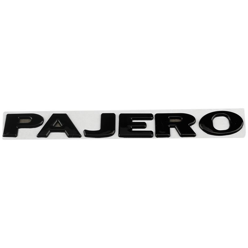 

Car Metal Rear Trunk Side Door Letters Words Logo Badge Emblem Decals Sticker For Mitsubishi PAJERO Styling Auto Accessories
