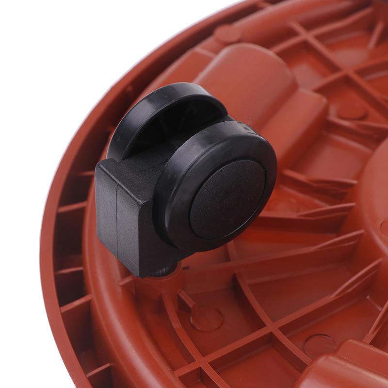 Univerzální kolečka na květináče Kulatá plastová tác Silný stojan na květináče Pojízdný stojan na květináče s válečky