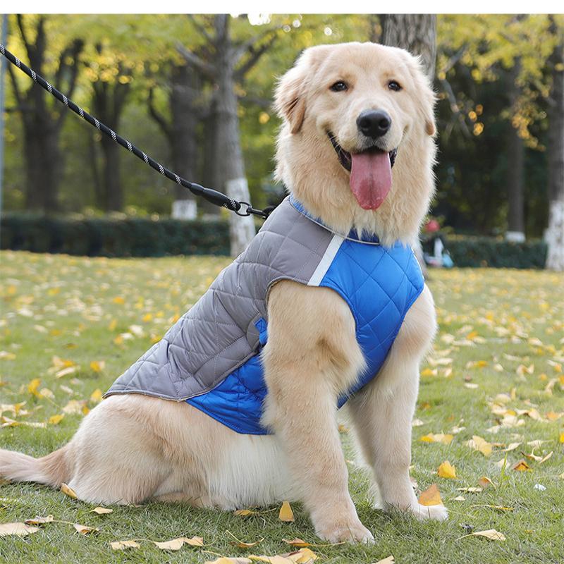 Winter Warm Pet Dog Jacket Reflective Dog Clothes Thickened Pet Coat for Small Medium Large Dogs Puppy Costumes with D-ring
