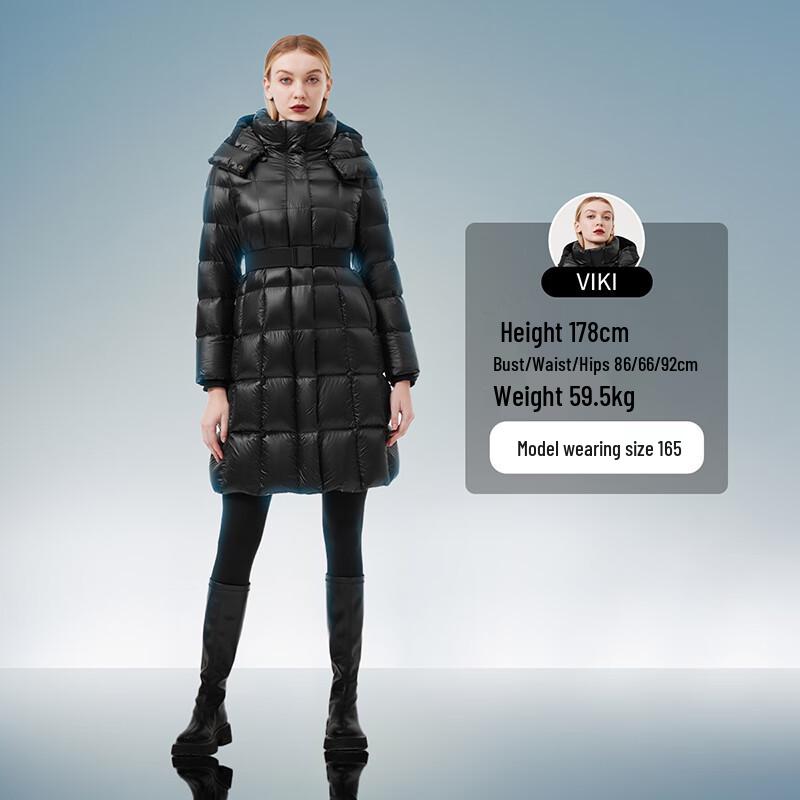 Tambor Women's Goose Down Mid-Length Shiny Coat 5550790Z