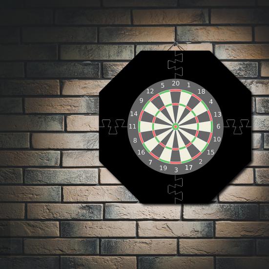 Splicing Dart Board Wall Protector Universal EVA Octagon Dart Backboard Wall Protection Surround Backing Guard Dart Board Accessories