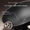 Lotus Leaf Bionic 32cm Iron Wok
