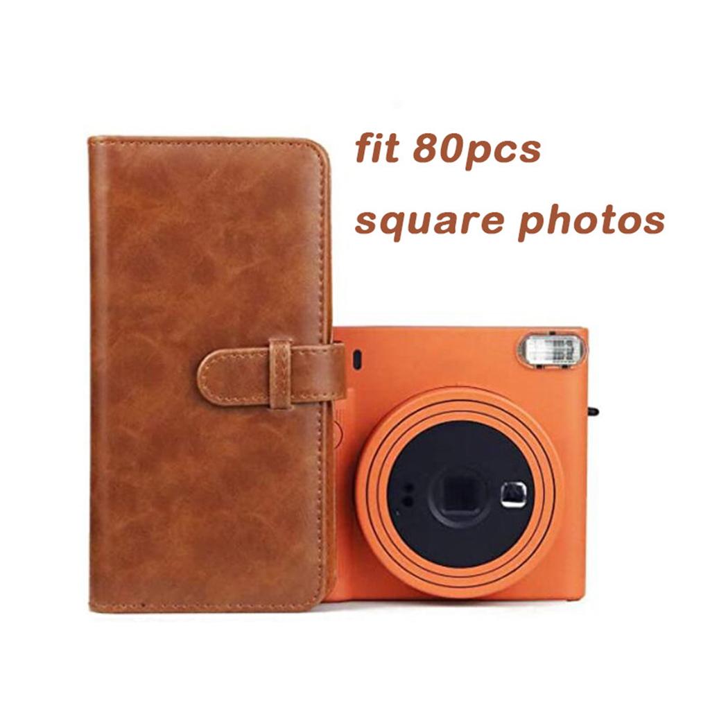 Photo Album PU Cover Family Photo Book 80 Pockets Pictures Album Vacation Birthday Photo Albums Holder Wallet Album