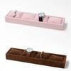 4 Slots Velvet Jewelry Organizer with Soft Pillow Watches Display Holder  Bracelet Bangle Watches