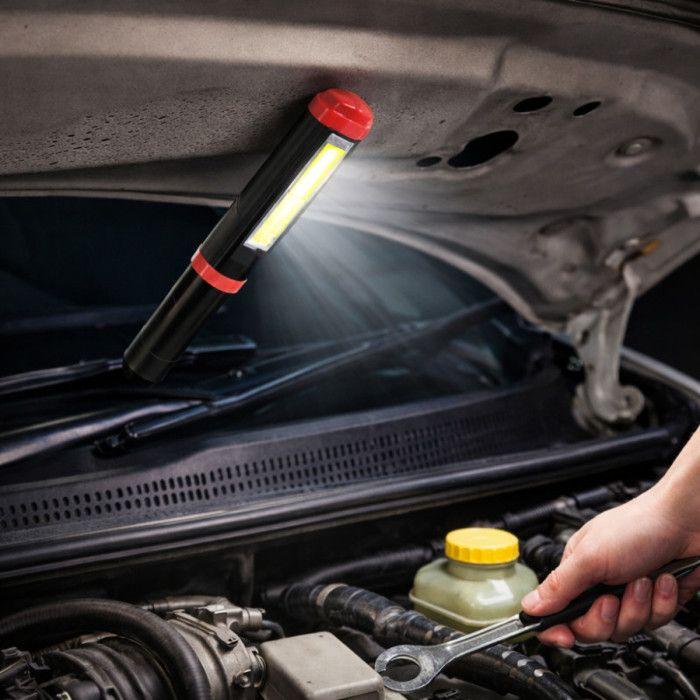 Lampe Crayon LED Magnétique avec Clip – Lampe Stylo Compacte pour Inspection, Atelier et Bricolage, Couleur Aléatoire