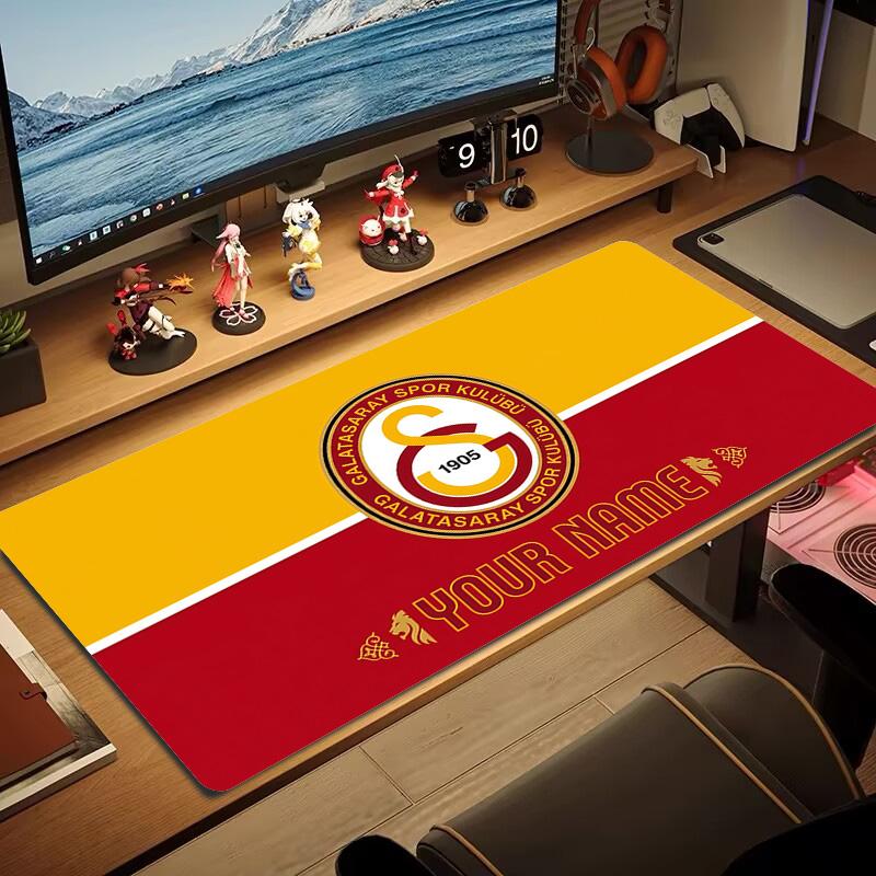 Galatasaray S.K Print Cushion Non-slip Laptop Tablet Big Mousepad XXL Mat Mini PC Playmat With Lock Edge