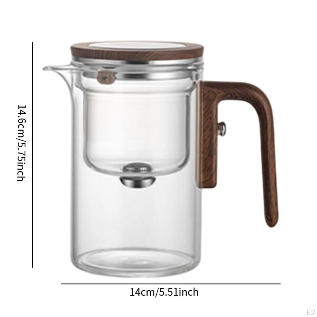 Clear Teapot with Infuser for Loose Tea, Kettle Home And Office