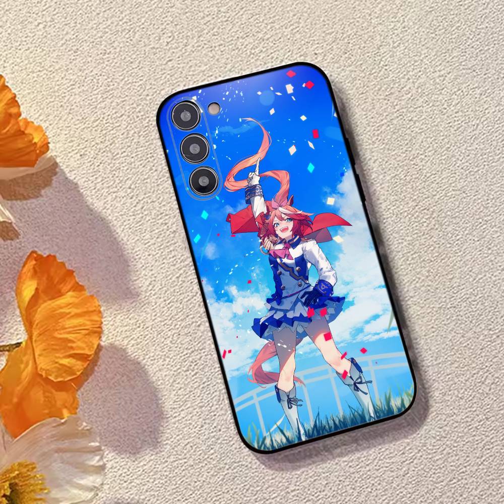 Anime U-UmamusumeTokai Teio Phone Case For Samsung Galaxy A73,A72,A71,A70,A53,A52,A51,Soft Silicone Black Cover