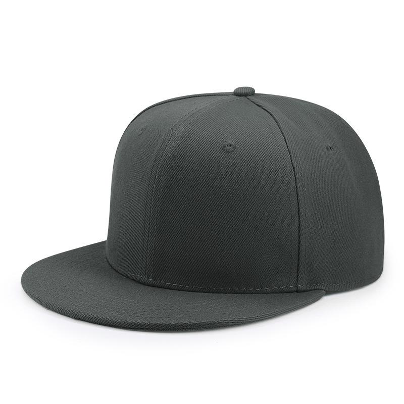 

Hip Hop Flat Brim Cap for Men and Women - Plain Street Dance and Bboy Style Size 7 1/8 = 57cm