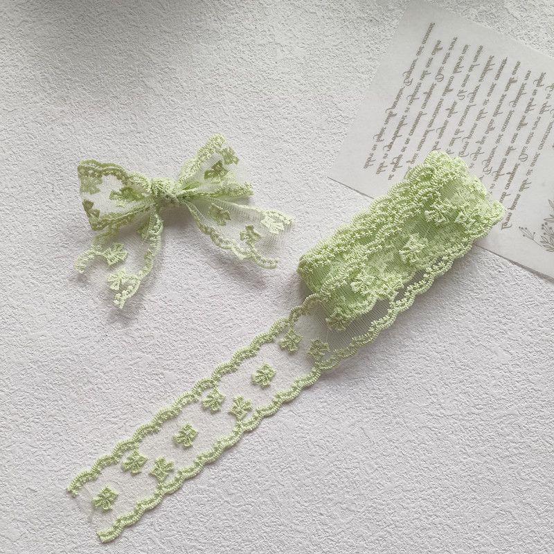 

5 Yards Lace Trim Fabric 4cm Pleated Ribbons For Diy Sewing Patchwork Skirts Trim Edge Wedding Costume Bow Hair Accessories 5yard