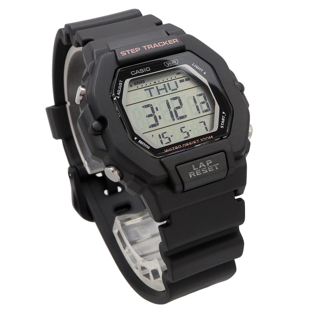 Casio Digitální hodinky s krokoměrem vybaveným funkcí počítání kroků, černé, zámořské, model [Casio] LWS-2200H-1AV pro ženy [Zboží]