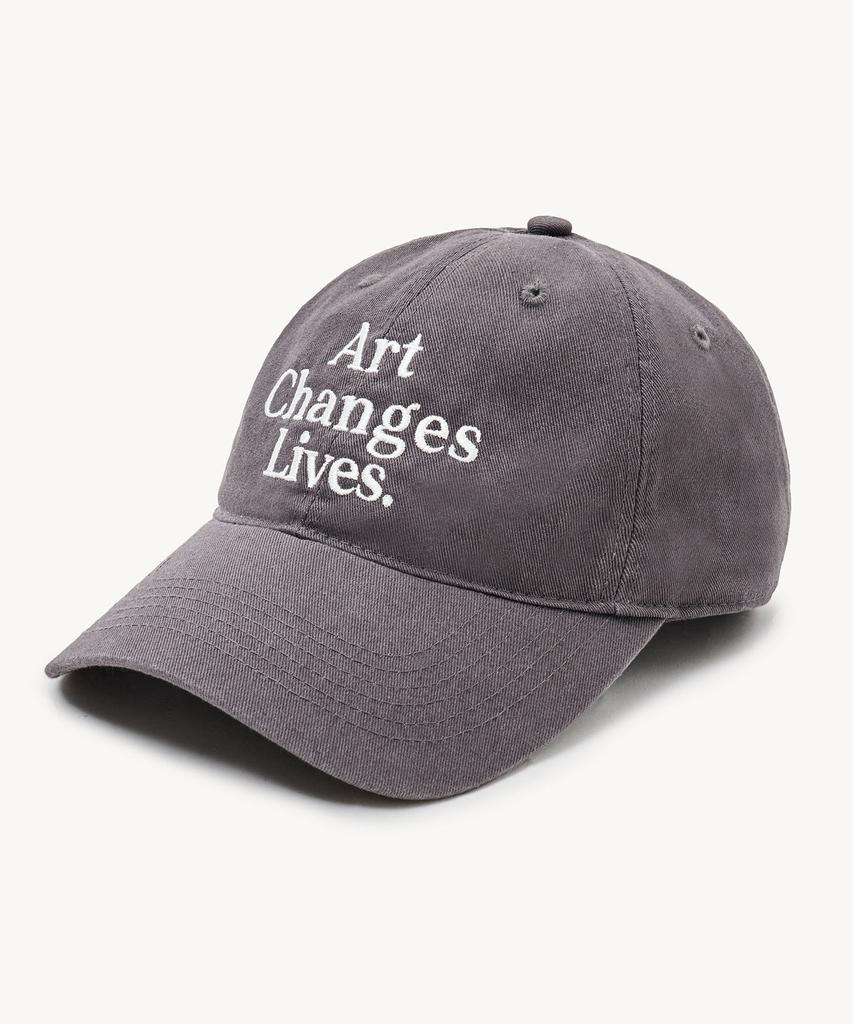 LADY VOLUME Art Changes Cotton Ball Cap (Dark Grey)