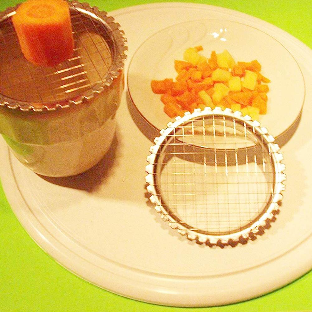 Stainless Steel Egg Chopper Hard Boiled Egg Slicing Tool Fruit Cube Cutter for Cheese Carrots