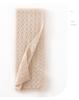 Cashmere 2025 Women's Solid Color Knitted Scarf Shawl – Hollowed-out Neck Protection for Autumn/Winter.