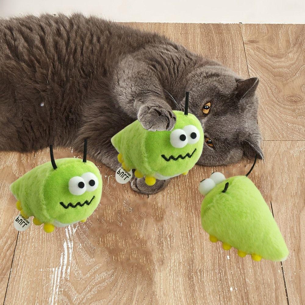 2Pcs Interactive Cat Worms Mint Toys Soft Cat Toys Pet Supplies Cat Plush Toys  Indoor