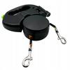 3M Double Automatic Leash For Two Dogs With Flashlight Solid Tape