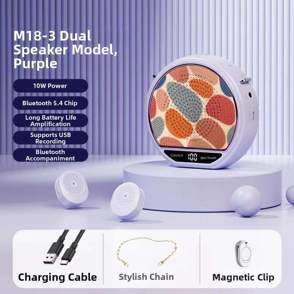Wireless Lavalier Wearing Little Bee Megaphone Voice Amplifier Speaker For Teachers Classroom