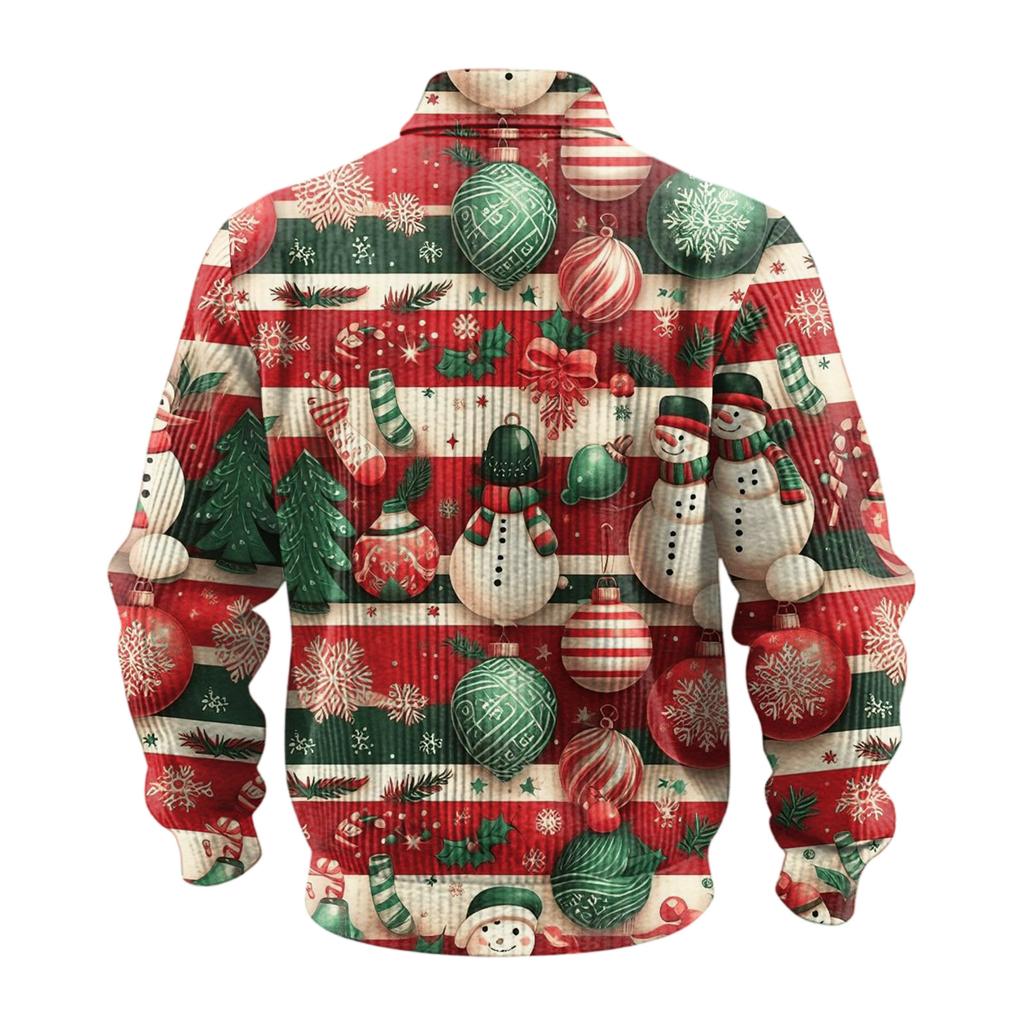 Men's  Flip Collar  Long Sleeves  Half Zipper  Hoodie