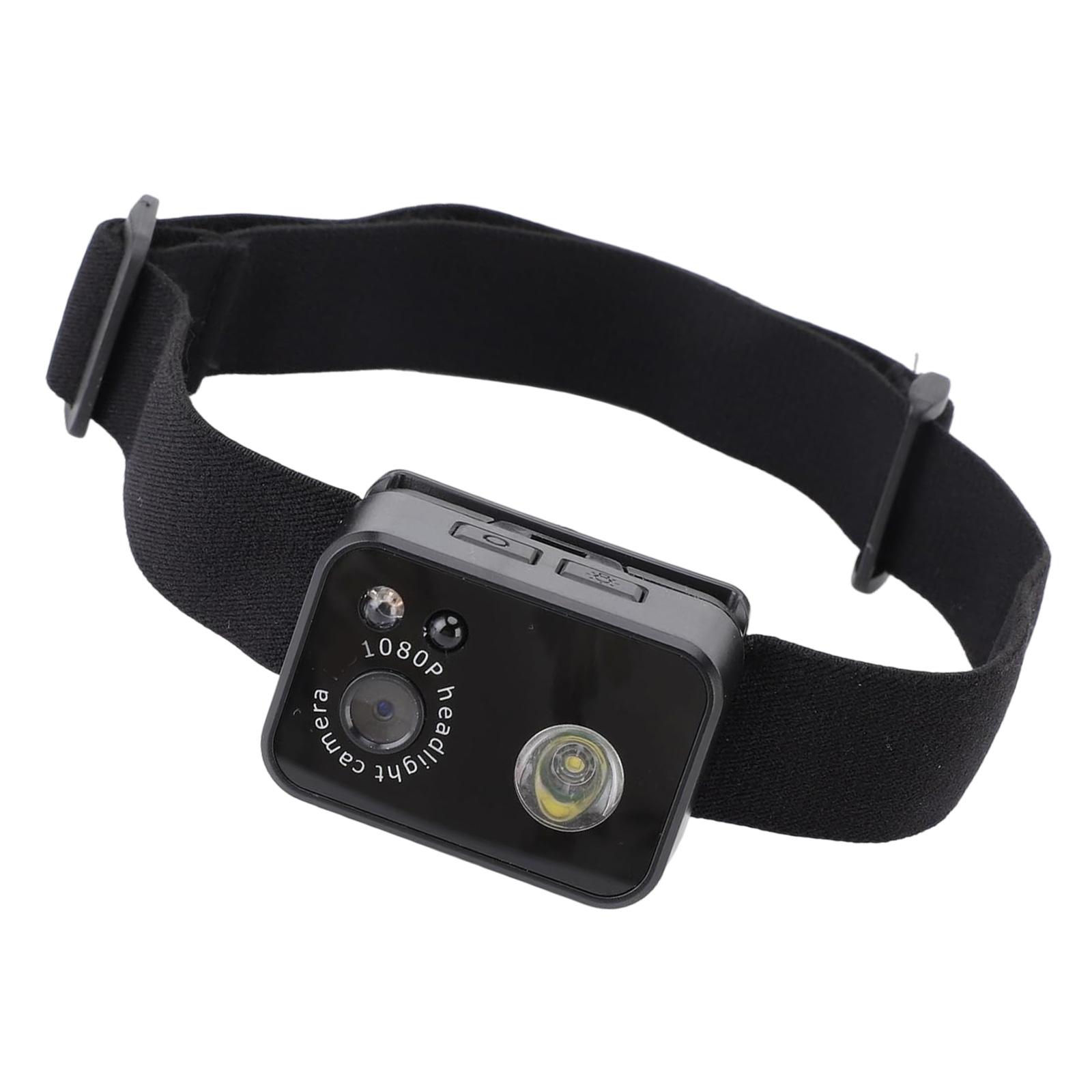 

2MP Headlamp Camera 1080P Video Recorder Action Cameras with Integrated 3W LED Light for Nighttimes Exploration 1
