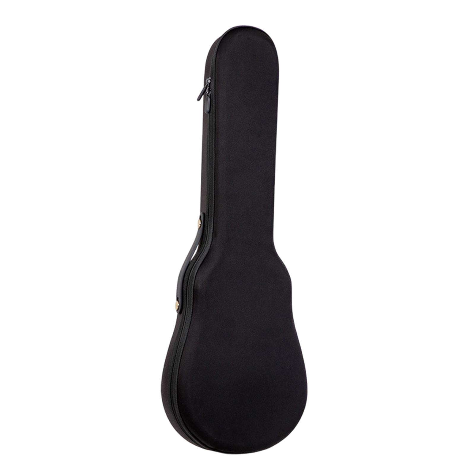 

Heavy Duty EVA Foam Ukulele Case Adjustable Shoulder Strap Shockproof Gig Bag Cover for 2 чёрный