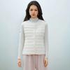 Autumn and Winter Women's Waistcoat Round Neck V-neck Lightweight Down Jacket Vest Duck Down Waistcoat