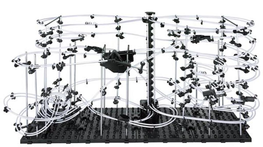 SPACE RAIL 231 Pętla Nieskończoności Space Rail Edukacyjny Tor Kulkowy Futurystyczny Edukacyjny Stanowi Świetny Element Wystroju WNĘTRZA NIE. Puzzle, Zabawka, Trening,