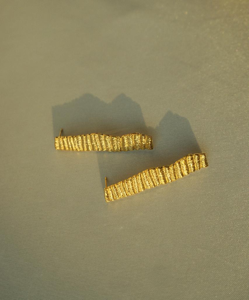 Bizarre Jewelry Guilloche Earrings