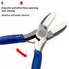 Nylonové kleště z uhlíkové oceli pro řemeslné práce s plochými čelistmi DIY nástroje pro korálkování, smyčkování, tvarování drátu, výrobu šperků