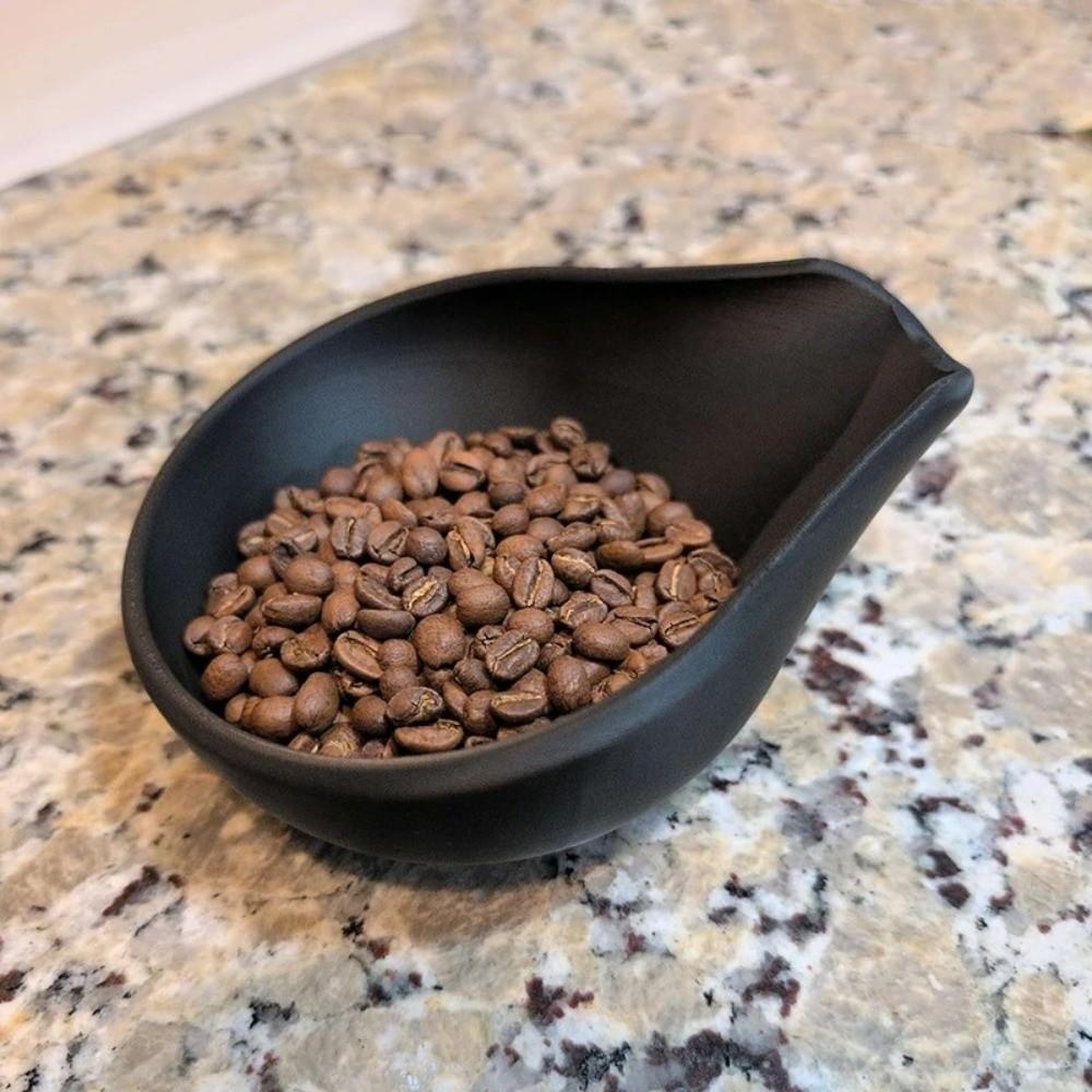 Anti-fall Coffee Bean Dosing Cup Shovel Design Separator Tray Dosing Vessel  Loose Leaf Tea
