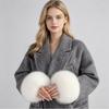 Solid Color Sleeve Cuffs Keep Warm Plush Sleeve Covers Fashion Faux Fur Wrist Cuffs  Ladies