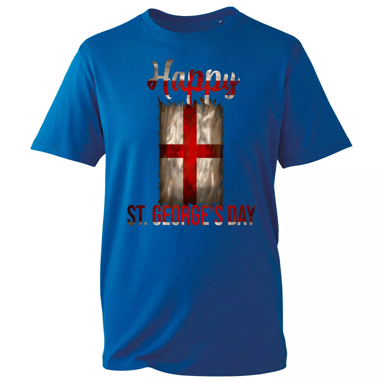 Happy St George s Proud T-Shirt, St. George s Day England Flag Remembrance Top XL