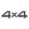 Negesu 4x4 Sticker Emblem Car Universal Day Silver Black