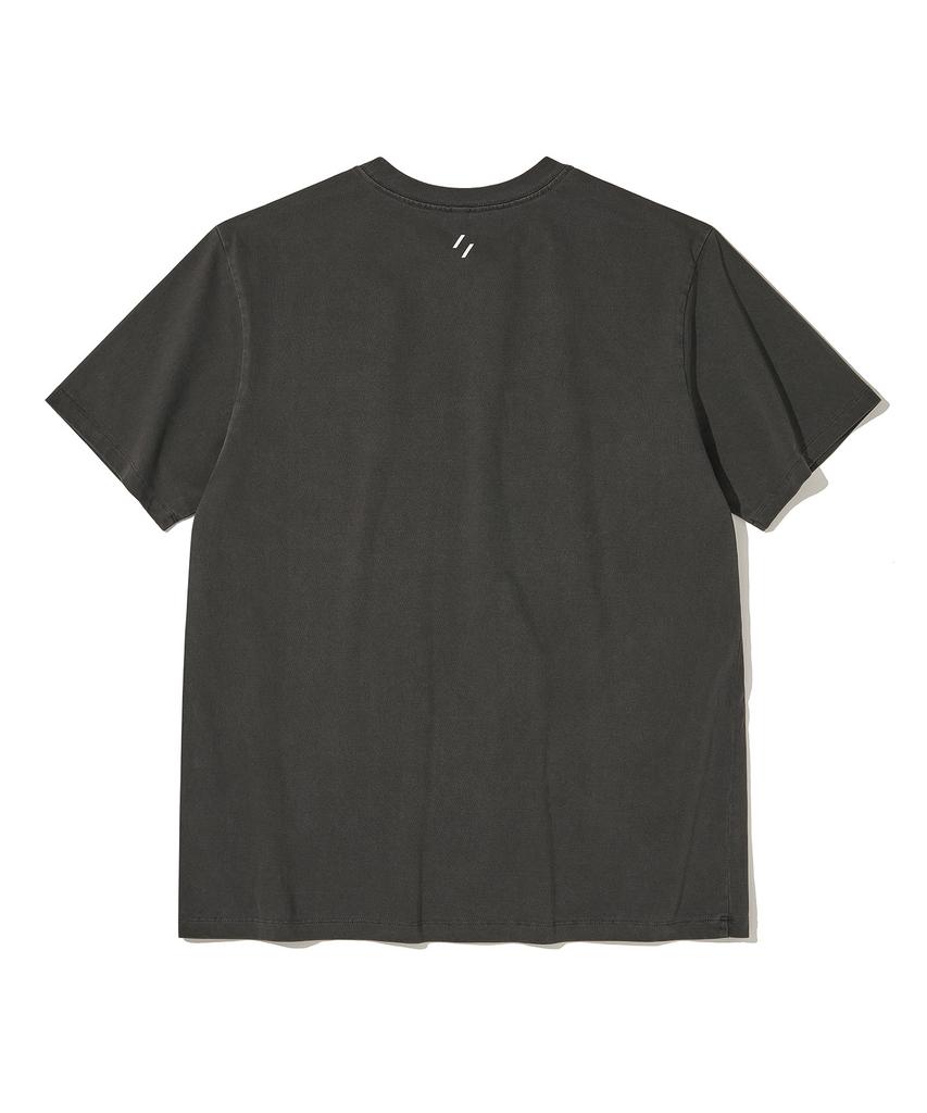Welteoigseupelimeonteu Sun-Headed Deity T-Shirt_Charcoal