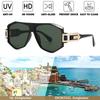 Retro Men's Sunglasses Square Sunglasses For Men Women Cyberpunk Style Glasses Anti Glare UV400 Go To Fishing Travel Driving