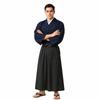 Samurai Cosplay Kimono Costume with Samurai Kenshin Costume [monoii] Hakama,