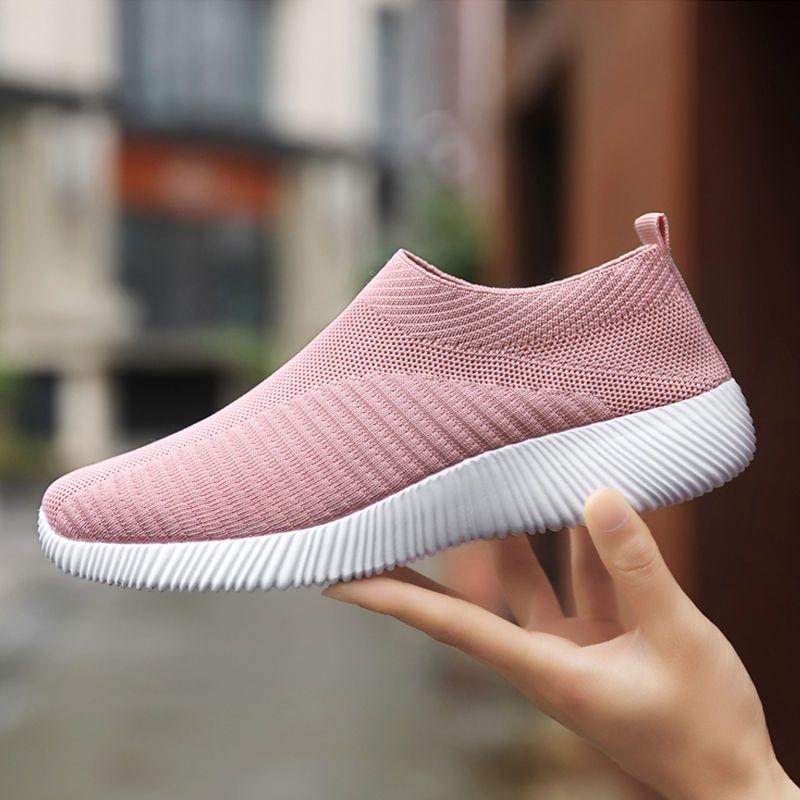 Scarpe in Tessuto Traspiranti Fly Weaving Modelli Coppia Scarpe a Rete Estive Versione Coreana delle Scarpe Basse Singole Casual