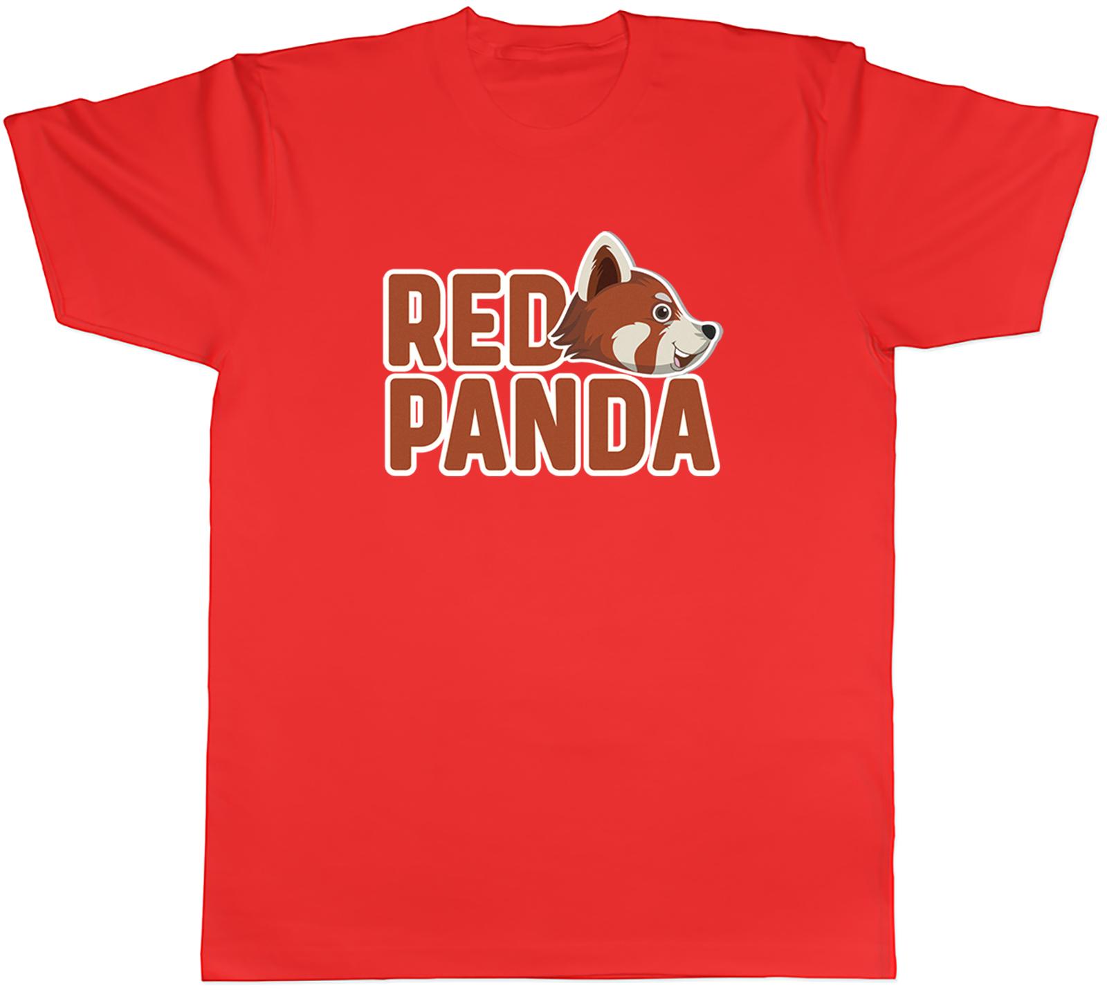 Red Panda Face Mens TShirt Bamboo Ailurus Fulgens Unisex Tee Gift S
