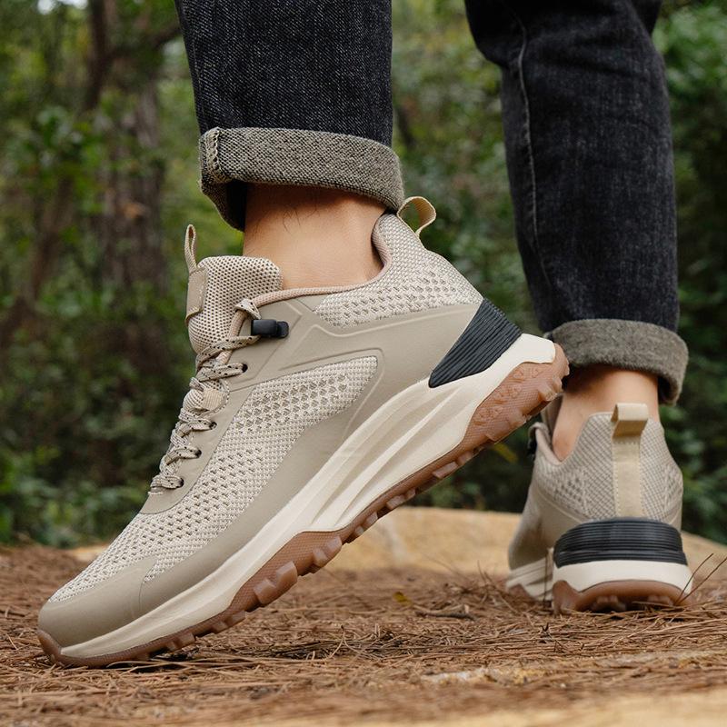 

Летние кроссовки из дышащей сетки для активного отдыха, профессиональные походные ботинки, нескользящие, осенние, мужские спортивные кроссовки, внедорожные беговые походные ботинки 39