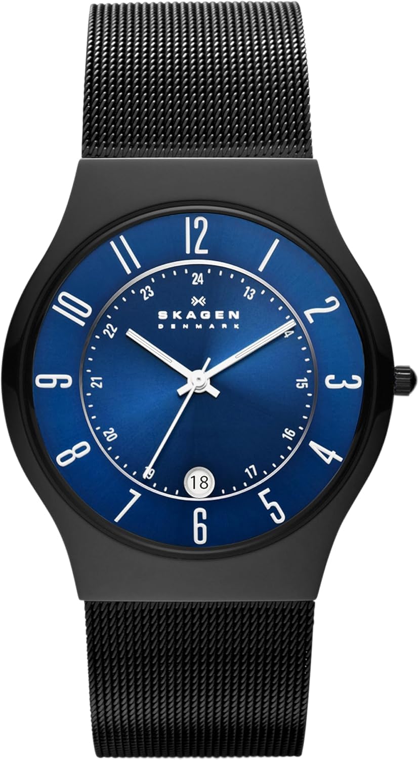 [Skagen] Watch T233XLTMN Men s Black [Parallel Import]