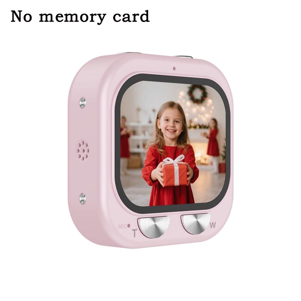 

Mini Digital Camera 2.01 Screen 100W HD Pixel LED Fill Light 16X Digital Zoom Children Camera Kids Student Birthday Gifts