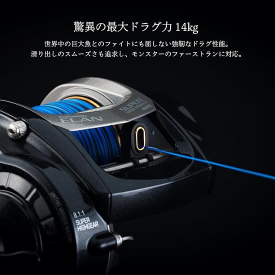 Tailwalk Baitcasting Reel ELAN SUPER WIDEPOWER 81BL