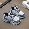 New Popular Autumn Child Sneakers Fashion Leather Surface Comfort Boy Shoes Rotating Buttons Versatile Thick Soled Casual Shoe